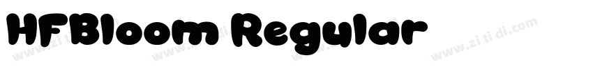 HFBloom Regular字体转换